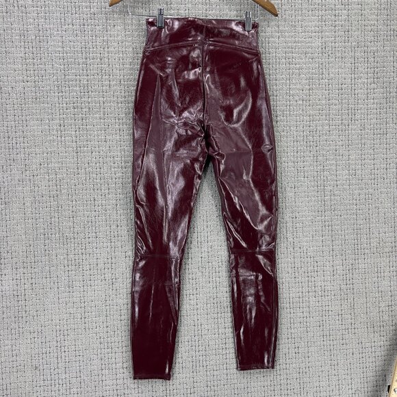 SPANX Faux Patent Leather Leggings - Picture 5 of 8